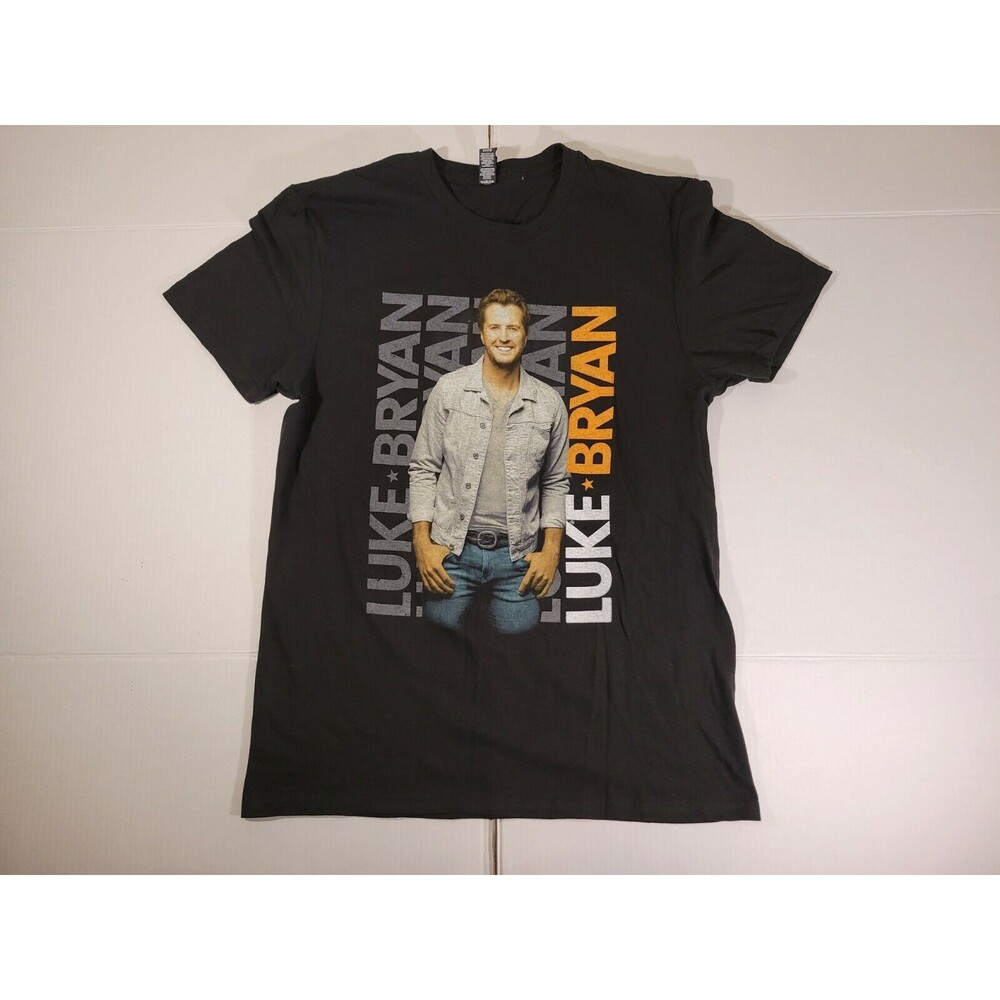 Luke Bryan 2019 Farm Tour Double-Sided‎ Shirt Country Music Mens Size Medium